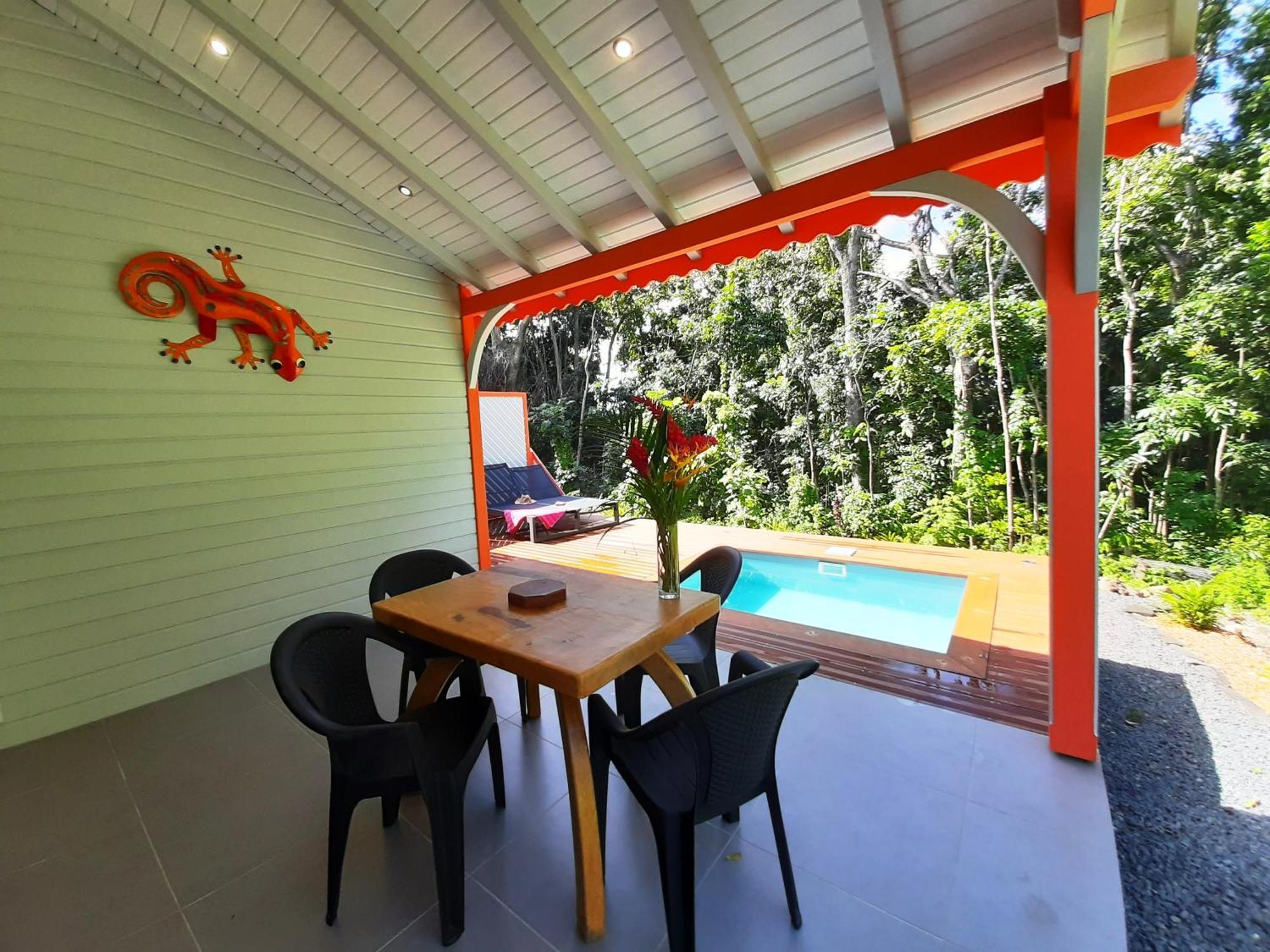 Caraibes Cottages Corail Piscine Privee A 900M De La Plage De Grande Anse Deshaies Exterior foto